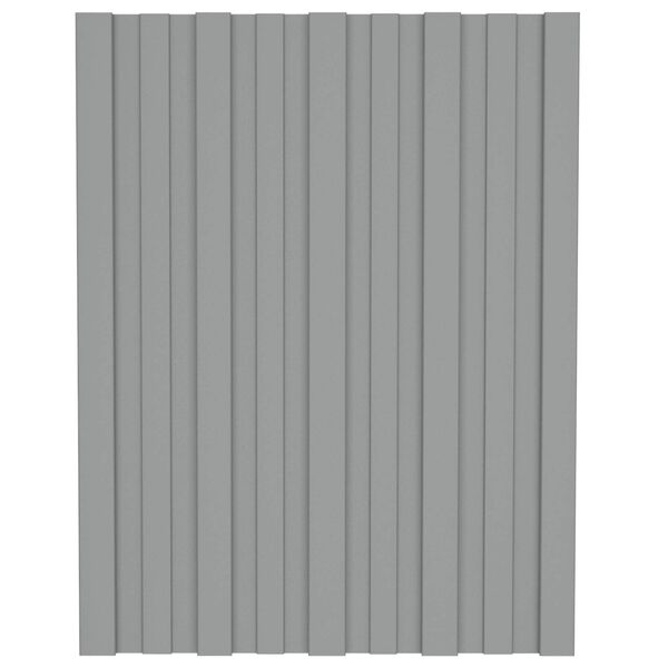 vidaXL Krovni panel 36 pcs Sivi 60 x 45 cm Pocinčani čelik
