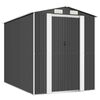vidaXL Vrtno spremi&scaron;te antracit 192x274x223 cm pocinčani čelik
