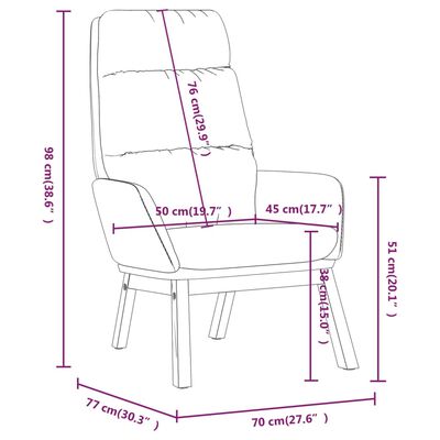 vidaXL Stolica za opuštanje s tabureom od tkanine tamnozelena