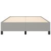 vidaXL Okvir za krevet bez madraca svjetlosivi 140x200 cm od tkanine