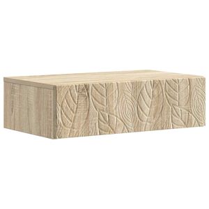 vidaXL Stolna montirana na zid 59 x 34,5 x 17 cm Konstruirano drvo