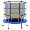 vidaXL Trampolin sa sigurnosnom mrežom okrugli 140 x 160 cm plavi