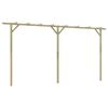 vidaXL Vrtna pergola 410 x 40 x 203 cm drvena