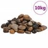 vidaXL Polirani kamenčići 10 kg raznobojni 2 - 5 cm
