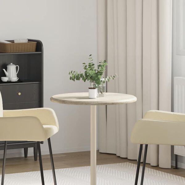 vidaXL Stolna ploča siva &Oslash; 60 x 2,5 cm mramorna