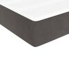 vidaXL Box spring krevet s madracem tamnosivi 100x200 cm baršunasti