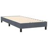 vidaXL Box spring krevet s madracem tamnosivi 90x220 cm bar&scaron;unasti