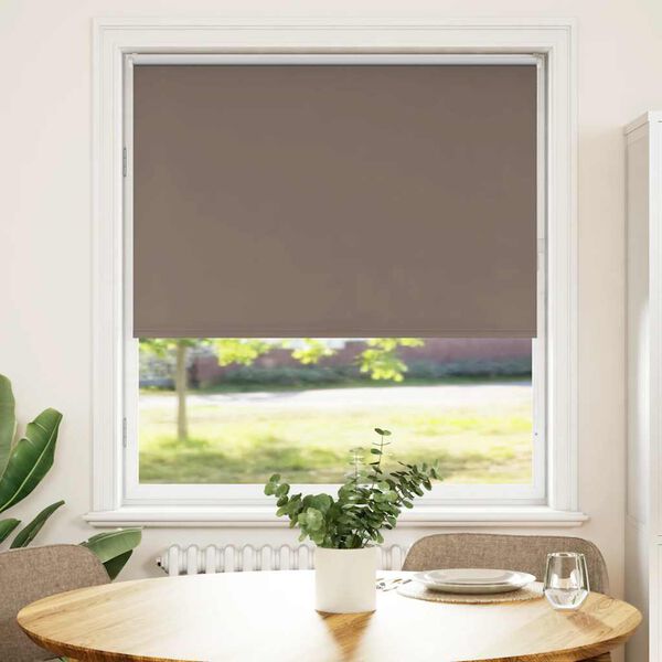 vidaXL Rolo zavjesa Blackout Coffee 90x150 cm &Scaron;irina tkanine 85,7 cm