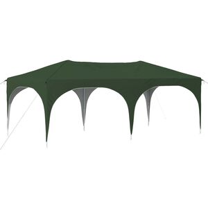 vidaXL Rastezljivi &scaron;ator za zabave 575 x 288 x 245 cm Zelena
