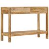 vidaXL Konzolni stol s 2 ladice 110 x 35 x 75 cm masivno drvo manga