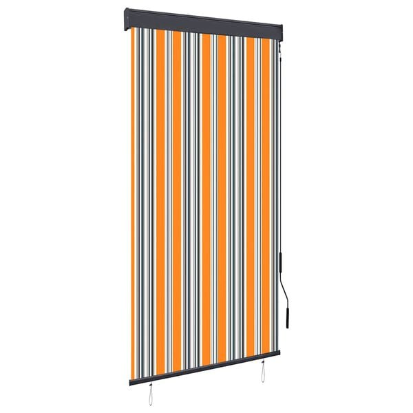 vidaXL Vanjska roleta 80 x 250 cm žuto-bijela
