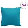 vidaXL Jastuci za sofu 4 kom. plavi 60x60 cm tkanina