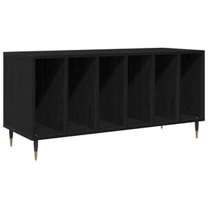 vidaXL Ormar za ploče Crni hrast 100 x 38 x 48 cm Konstruirano drvo