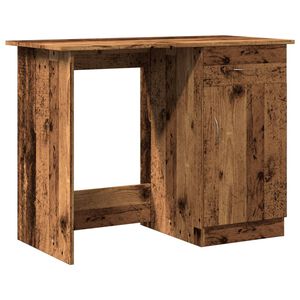 vidaXL Radni stol boja staro drvo 100 x 50 x 76 cm od iverice