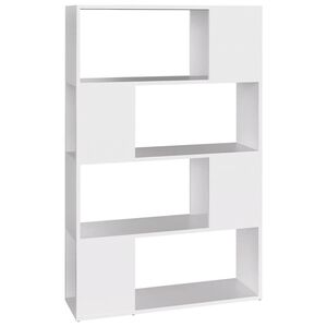 vidaXL Ormarić za knjige / pregrada bijeli 80 x 24 x 124,5 cm drveni