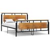vidaXL Okvir za krevet metalni 160 x 200 cm