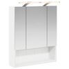 vidaXL Kupaonski ormar s ogledalom s policom Bijelo 60 x 14.5 x 70 cm