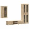 vidaXL Set TV komoda FLORIN 3 pcs Sonoma hrast Konstruirano drvo