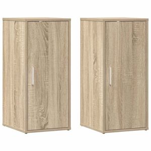 vidaXL Ormarići za cipele 2 kom boja hrasta 32 x 35 x 70 cm iverica