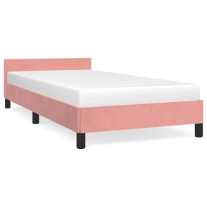 vidaXL Okvir za krevet s uzglavljem bez madraca 90x200 cm bar&scaron;unasti