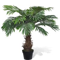 Umjetno stablo Cycus palme s lončanicom, 80 cm