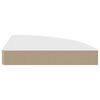 vidaXL Plutajuća kutna polica bijela 25 x 25 x 3,8 cm MDF