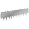 vidaXL Ograda oko Travnjaka 30 pcs 103 x 25 cm Čelik Srebrna