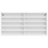 vidaXL Vitrina bijela 100x8,5x50 cm konstruirano drvo
