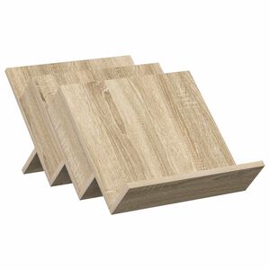 vidaXL Polica za časopise s policom Sonoma hrast 53 x 40 x 28,5 cm