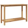 vidaXL Konzolna stolica Smeđa 110 x 40 x 75 cm Čvrsto teak drvo
