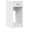 vidaXL Tower stalak za računalo s ladicom bijeli 35x45x77 cm