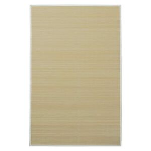 vidaXL Tepih od bambusa 100 x 160 cm prirodne boje