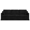 vidaXL Sofa Crna 228 x 78 x 80 cm Bar&scaron;un