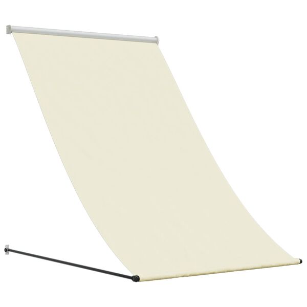 vidaXL Tenda na uvlačenje krem 100 x 150 cm od tkanine i čelika