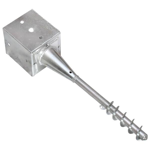 vidaXL &Scaron;iljci za tlo 6 kom srebrni 12 x 12 x 56 cm pocinčani čelik