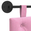 vidaXL Držeće uzglavlje Zidne Ružičasta 210 x 55 x 7 cm tkanina