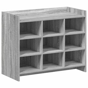 vidaXL Ormar za cipele Siva Sonoma 85 x 39,5 x 70 cm Konstruirano drvo