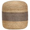 vidaXL Ručno rađeni tabure od jute sivi 40 x 45 cm
