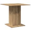 vidaXL Blagovaonski stol Artisan hrast 80x80x75 cm izrađeno drvo