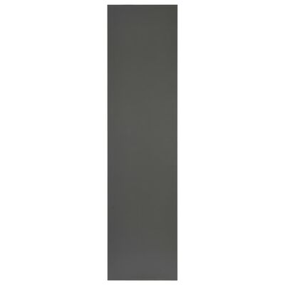 vidaXL Trodijelni set kupaonskog namještaja keramički sivi