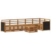 vidaXL Set vanjskih sofa 6 kom. Prirodna Čvrsto drvo akacije