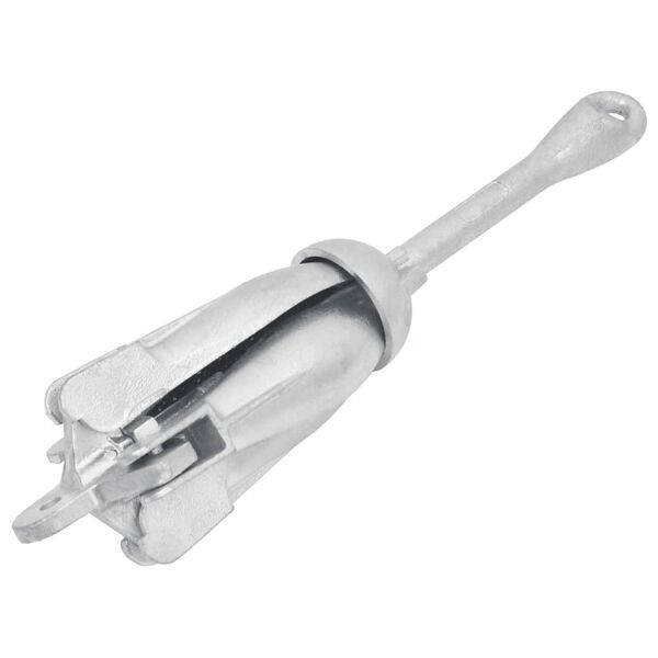 vidaXL Sklopivo sidro srebrno 6 kg vruće pocinčano lijevano željezo