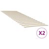 vidaXL Zamjenske letvice za krevet s 34 letvice 2 kom 80x200 cm
