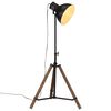 vidaXL Podna svjetiljka 25 W crna 75x75x90-150 cm E27