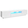 vidaXL TV ormarić s LED svjetlima bijeli 180 x 35 x 40 cm