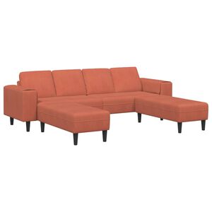 vidaXL Sofa Crvena narančasta 250 x 188 x 76 cm Kordura tekstil