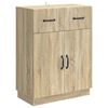 vidaXL Kreveta Hrast sonoma 66 x 34,5 x 87 cm Konstruirano drvo