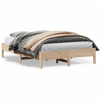 vidaXL Okvir za krevet 120 x 200 cm od masivne borovine