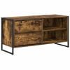 vidaXL TV ormar 100 x 36 x 49,5 cm Dimljeni hrast Konstruirano drvo