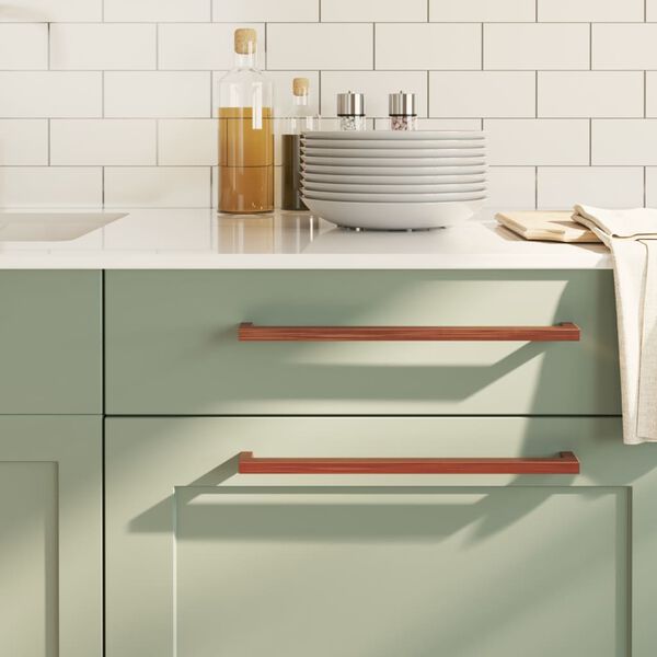 vidaXL Ručke za ormarić 5 kom brončane 320 mm od nehrđajućeg čelika